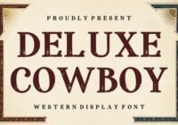 Deluxe Cowboy Font - Featured Image
