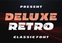 Deluxe Retro Font - Featured Image