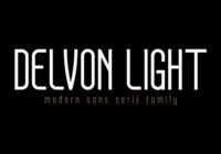 Delvon Light Font - Featured Image