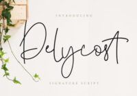 Delycost Font - Featured Image