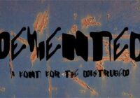 Demented Font - Featured Image