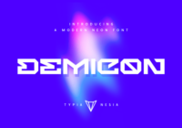 Demicon Font - Featured Image