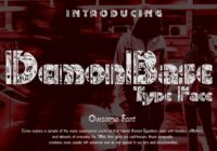 DemonBase Font - Featured Image