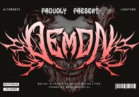 Demon Crown Font - Featured Image