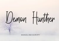 Demon Hunther Font - Featured Image