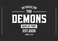 Demons Font - Featured Image