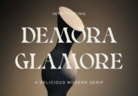 Demora Glamore Font - Featured Image