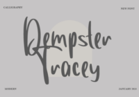 Dempster Tracey Font - Featured Image