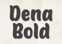 Dena Bold Font - Featured Image