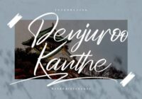 Denjuroo Kanthe Font - Featured Image