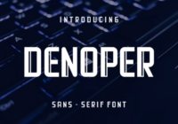 Denoper Font - Featured Image
