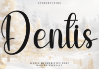 Dentis Font - Featured Image