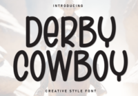 Derby Cowboy Font - Featured Image