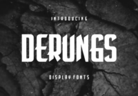 Derungs Font - Featured Image