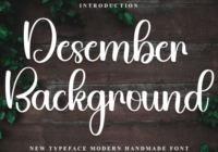 Desember Background Font - Featured Image