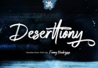 Deserttiony Font - Featured Image