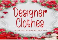 Designer Clothes Font - Featured Image