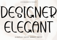 Designer Elegant Font - Featured Image