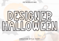 Designer Halloween Font - Featured Image