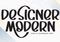 Designer Modern Font - Featured Image