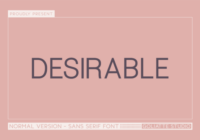 Desirable Font - Featured Image