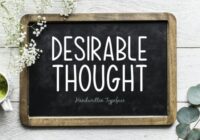 Desirable Thought Font - Featured Image
