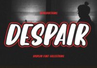 Despair Font - Featured Image