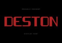 Deston Font - Featured Image
