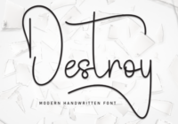 Destroy Font - Featured Image