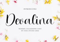 Devalina Font - Featured Image