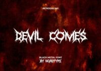 Devil Comes Font - Featured Image