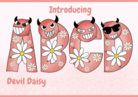 Devil Daisy Font - Featured Image