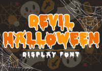 Devil Halloween Font - Featured Image