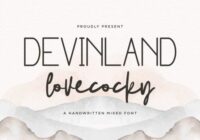 Devinland Lovecocky Font - Featured Image