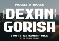 Dexan Gorisa Font - Featured Image