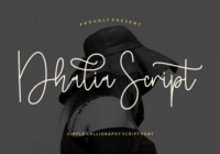 Dhalia Script Font - Featured Image