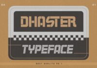Dhaster Font - Featured Image