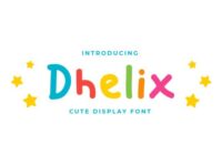 Dhelix Font - Featured Image