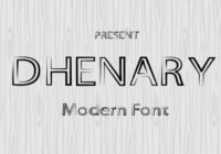 Dhenary Font - Featured Image