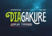 Diagakure Font - Featured Image