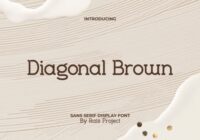 Diagonal Brown Font - Featured Image