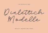 Dialettich Modelle Font - Featured Image
