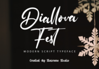Diallova Fest Font - Featured Image