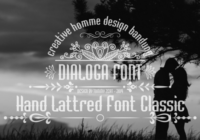 Dialoga Font - Featured Image