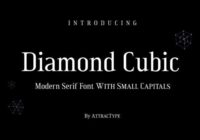 Diamond Cubic Font - Featured Image