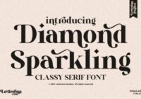 Diamond Sparkling Font - Featured Image