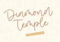 Diamond Temple Font - Featured Image
