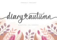 Diary Autumn Font - Featured Image