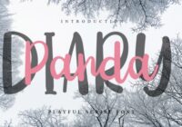Diary Panda Font - Featured Image