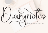 Diarynotes Font - Featured Image